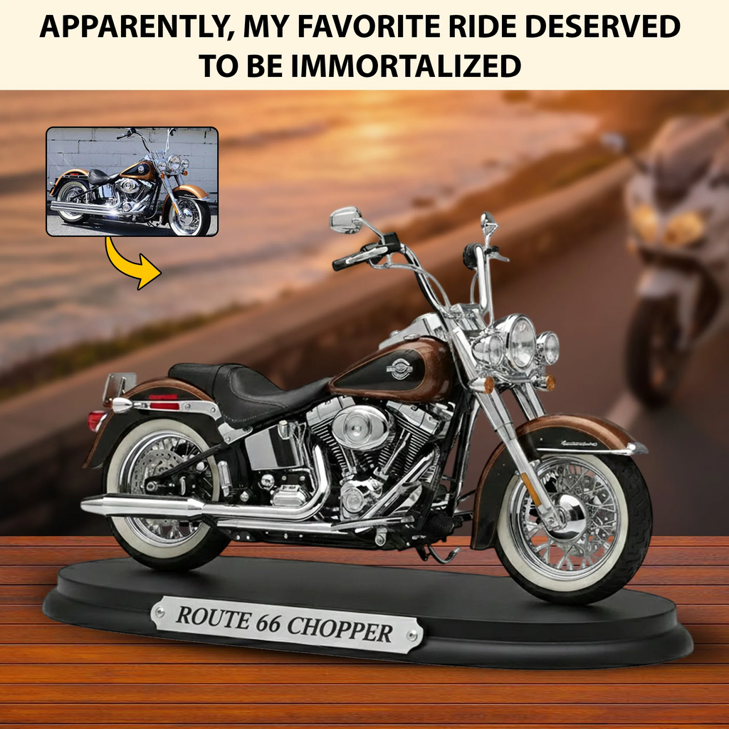 Custom Motorcycle, Trophy Moments Photo Style Acrylic Plaque