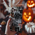 Retro Horror Characters Phone Case - Halloween Gift For Horror Movie Fans