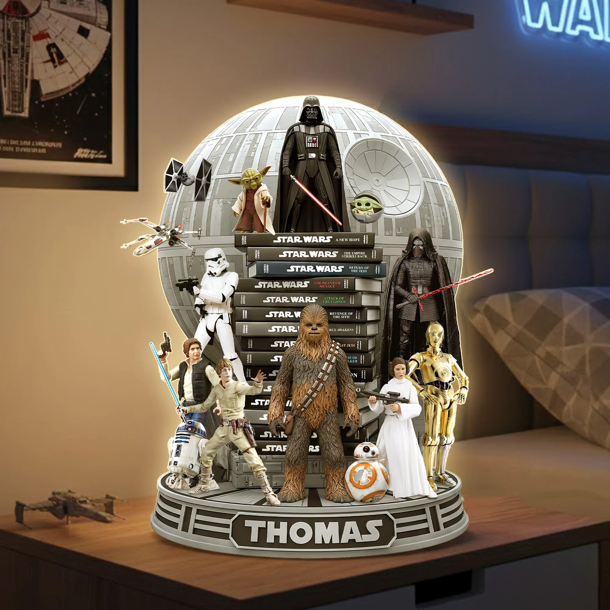Epic Adventure - Personalized The Force Custom Shaped Acrylic Plaque