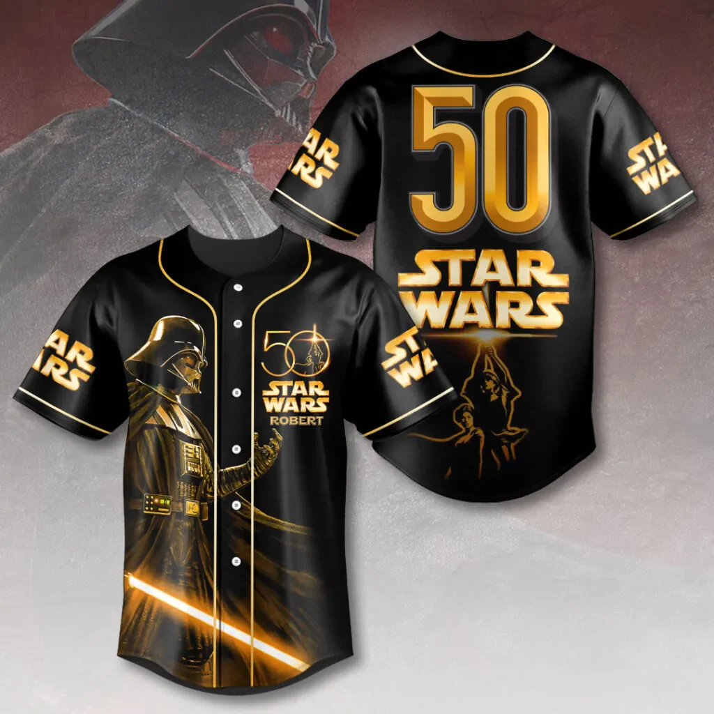 Galaxy Star Celebrating 50th Anniversary - Personalized Baseball Jersey