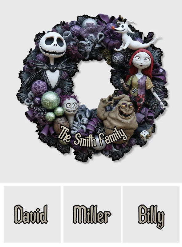Christmas Nightmare - Personalized Nightmare Custom Shaped Sign