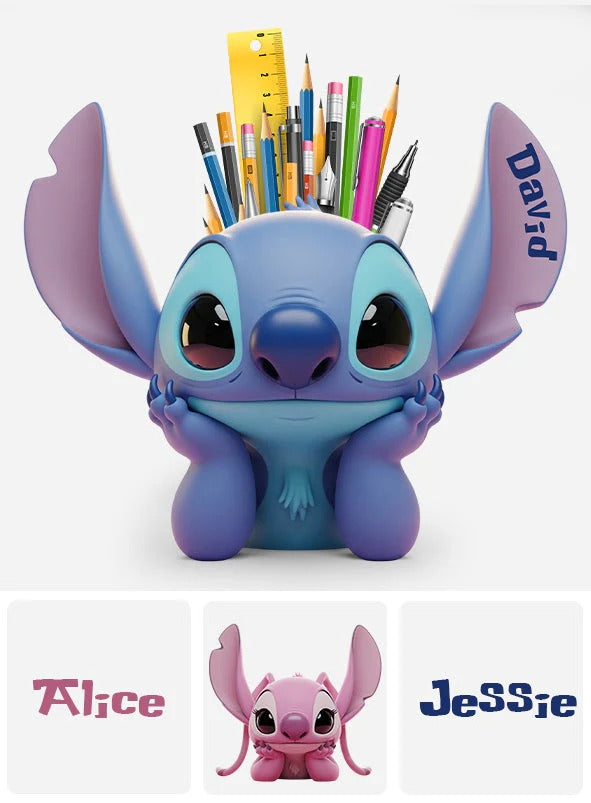 Ohana Vibe - Personalized Ohana Wooden Pen Holder