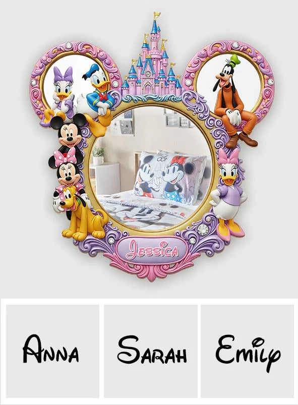 Magical Castle - Personalized Mouse Wall Hanging Mirror