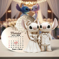 Cartoon Couple Acrylic Plaque - Personalized Gifts For Couple