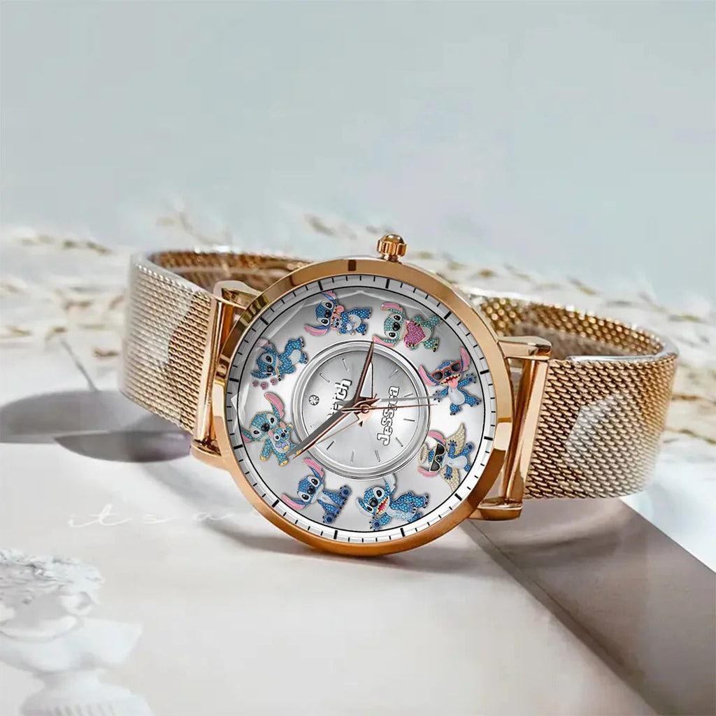 Blue Ohana Friend - Personalized Ohana Women Hand Watch