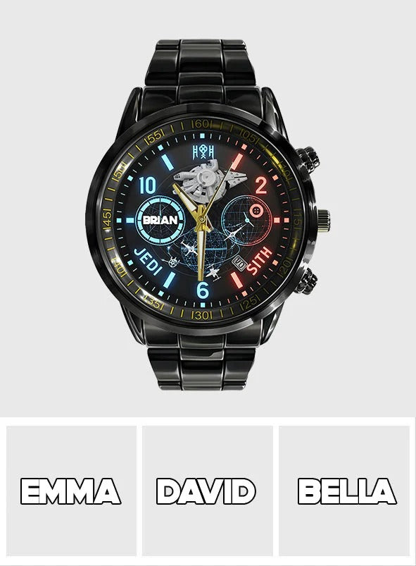 Galactic Map - Personalized The Force Hand Watch