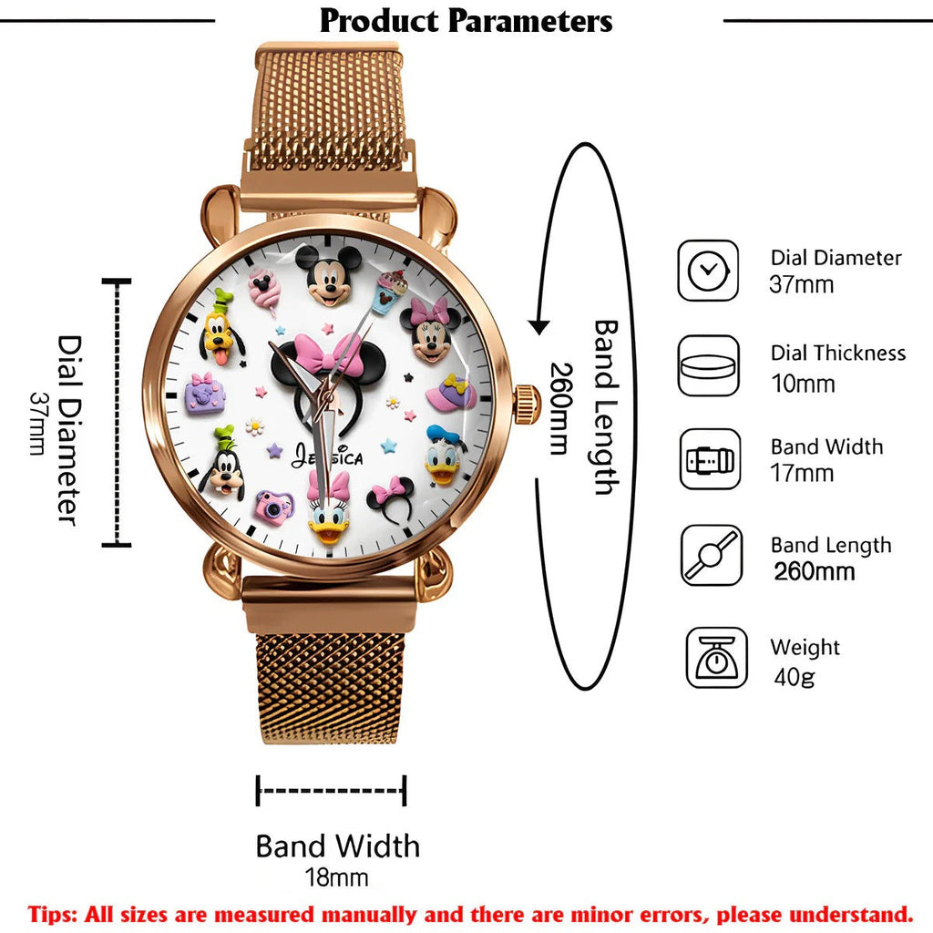 Magical World - Personalized Mouse Women Hand Watch