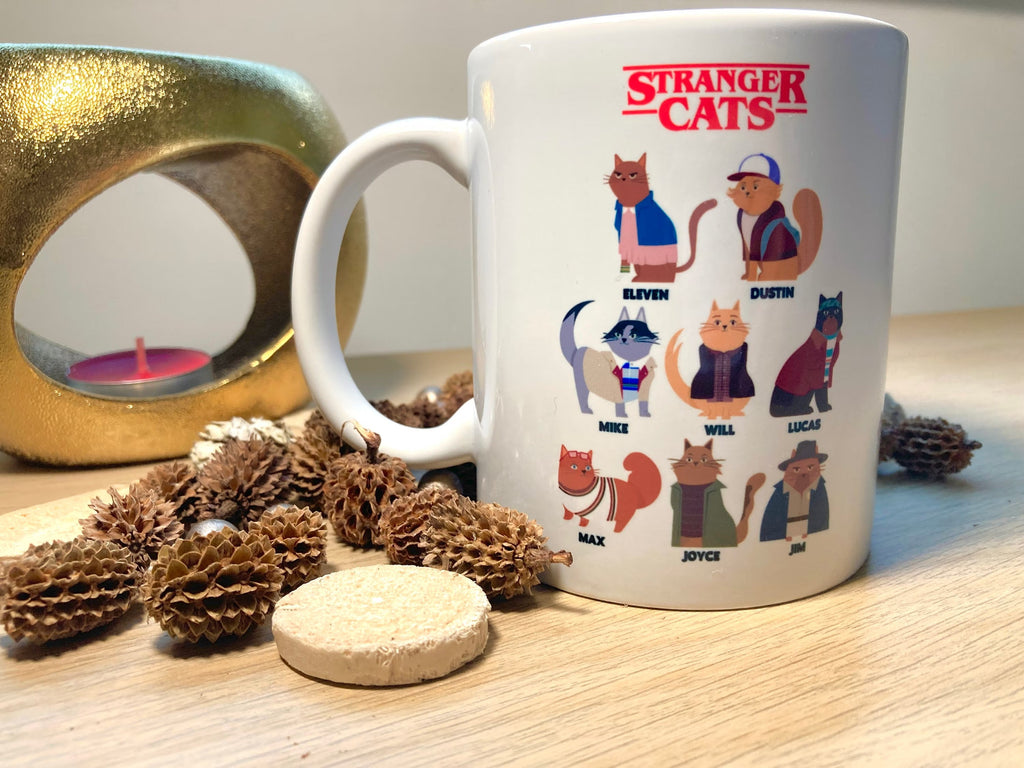 Mystery Cats Crew – Personalized Funny Adventure Parody Accent Mug