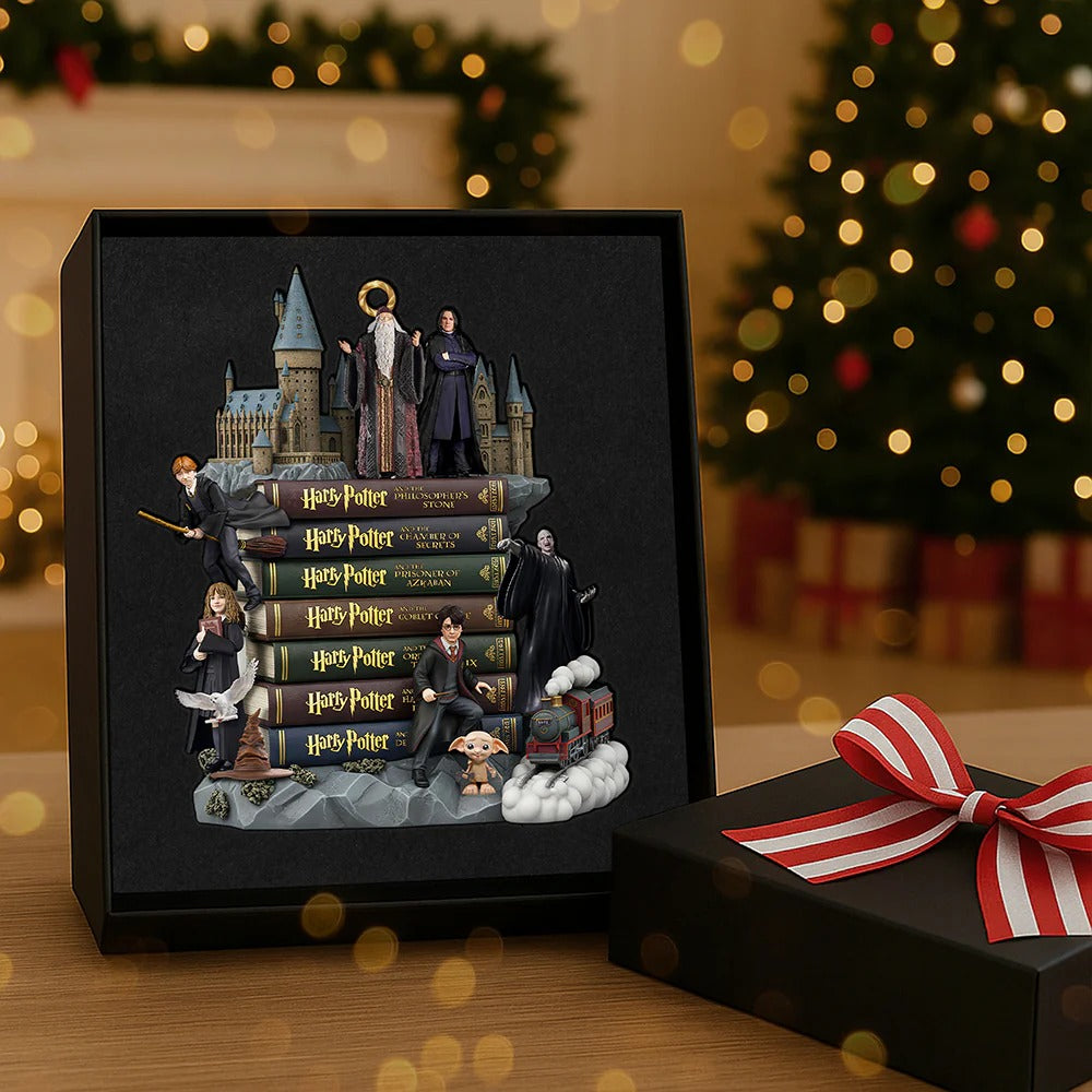 Fantasy Saga Book Ornament - Personalized Gift For Fantasy Lovers