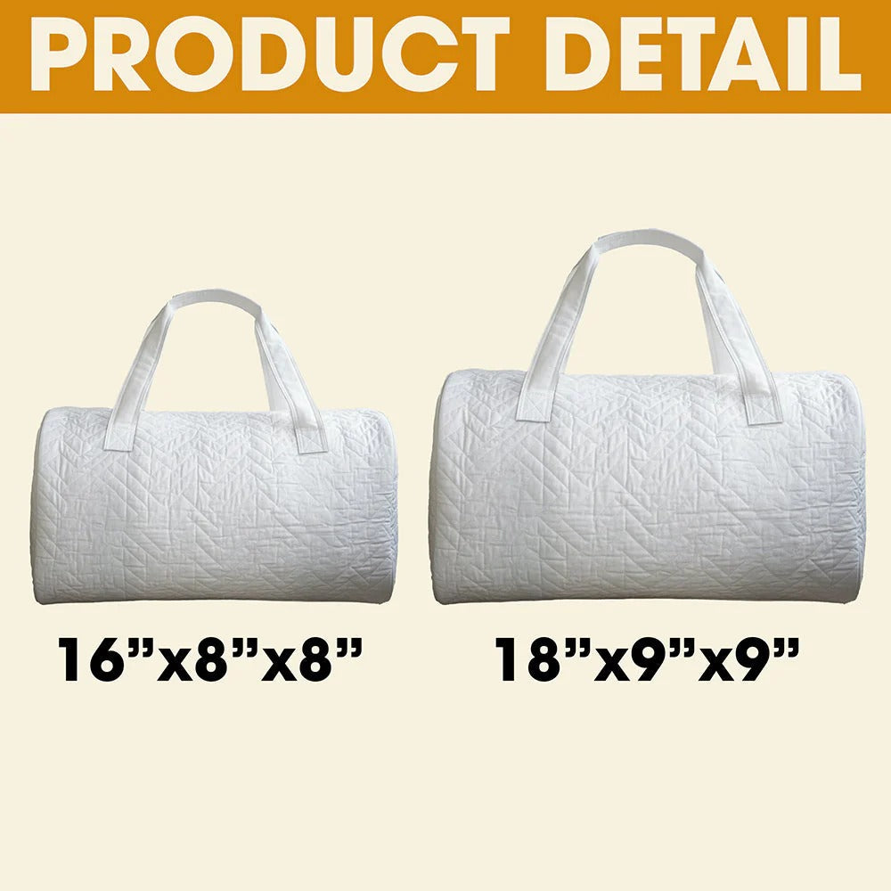 Personalized Classic Friends Quilted Duffle Bag - Cute Puppy Bag Gifts