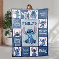 Ohana - Personalized Blanket, Custom Name Blanket, Birthday Gifts, Blanket Gifts For Kids