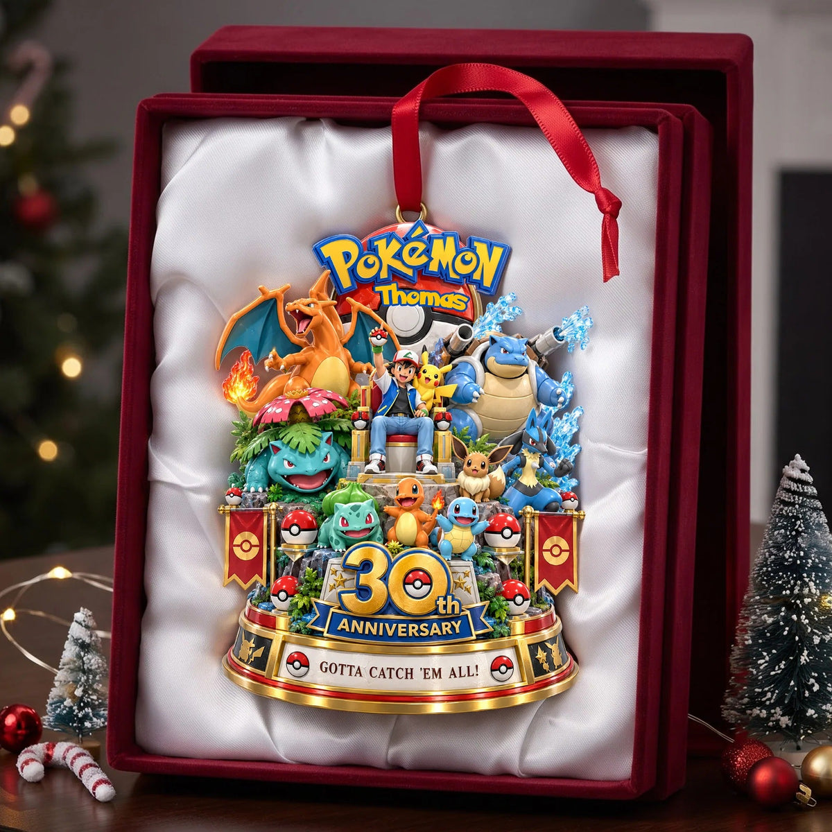30th Anniversary Creature Ornament - Personalized Christmas Gifts
