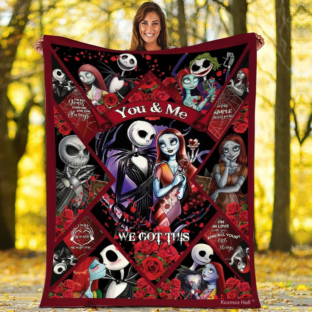 Till Death Love Story Blanket - Personalized Gifts For Couple