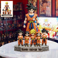 Strong Papa - Personalized Seven Balls Custom Shaped Acrylic Plaque
