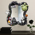Black Halloween - Personalized Nightmare Wall Hanging Mirror