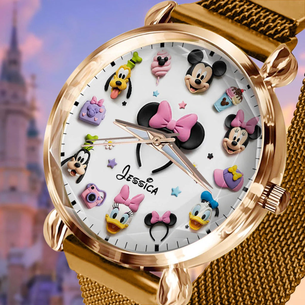 Magical World - Personalized Mouse Women Hand Watch