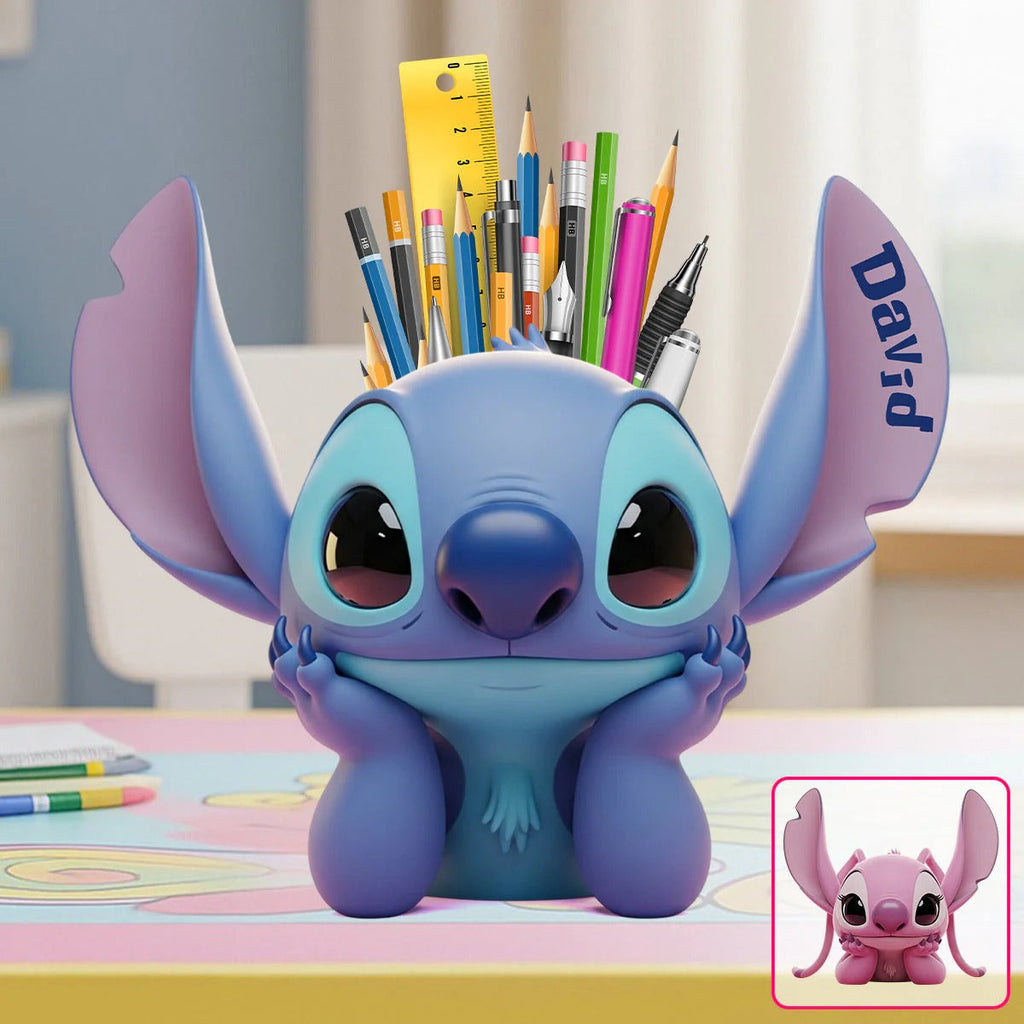 Ohana Vibe - Personalized Ohana Wooden Pen Holder
