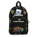 Custom Gamer Backpack for Kids – Personalized Name with 3D Game Characters Print