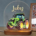 Tractor Night Light with Custom Name