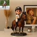 Custom Horse Photo Pixar Cartoon Style Acrylic Plaque