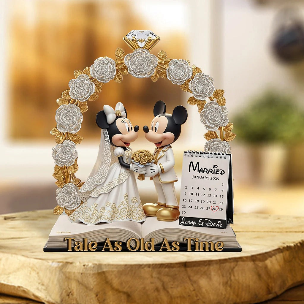 Tale As Old As Time - Personalized Mouse Custom Shaped Acrylic Plaque