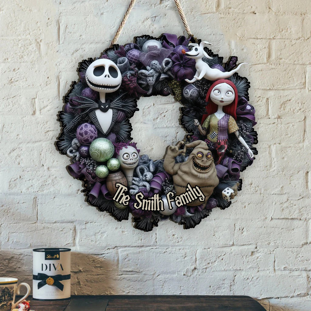 Christmas Nightmare - Personalized Nightmare Custom Shaped Sign