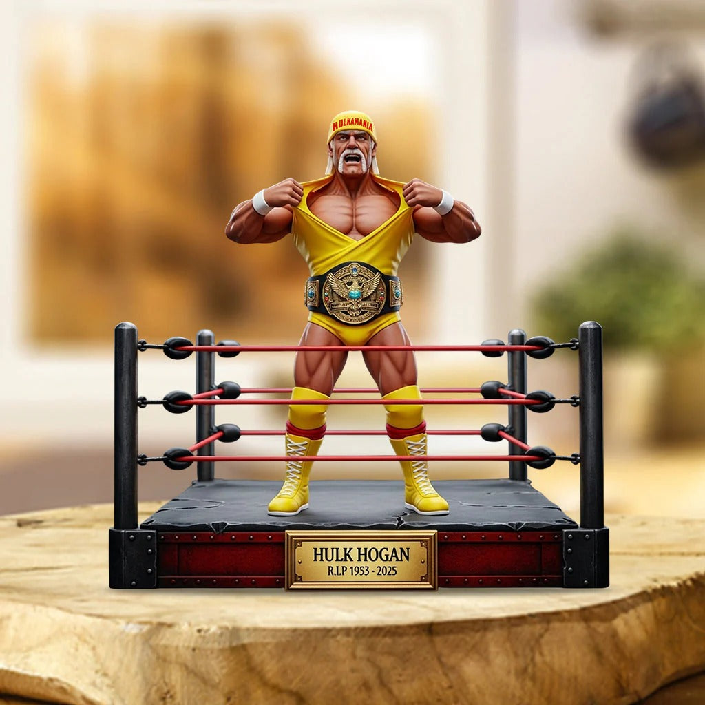 Forever Wrestling Legend - Trending Custom Shaped Acrylic Plaque