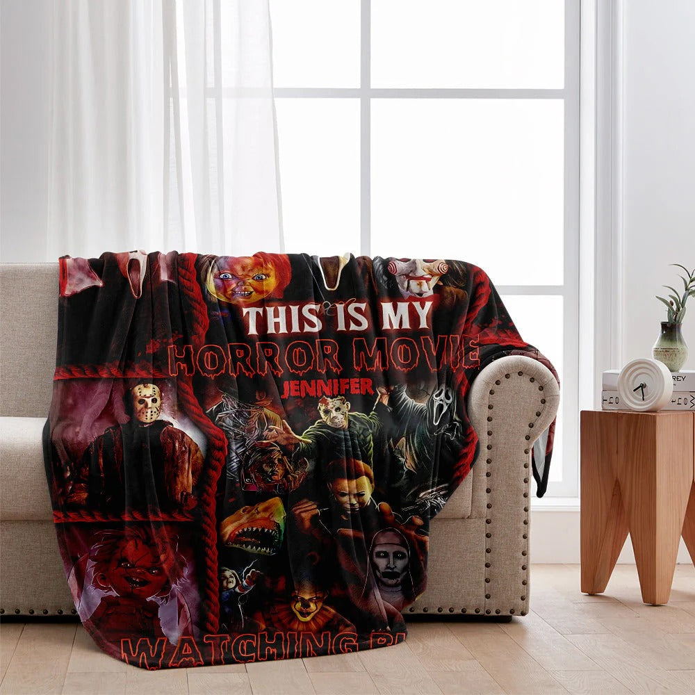 This Is My Blanket - Personalized Horror Character Blanket