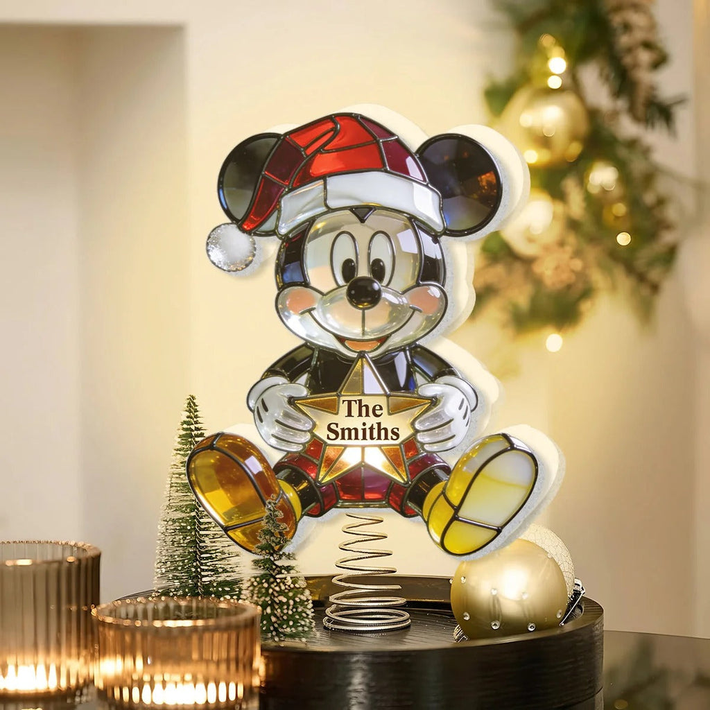 Belive In Magic - Personalized Mouse LED Light Tree Topper