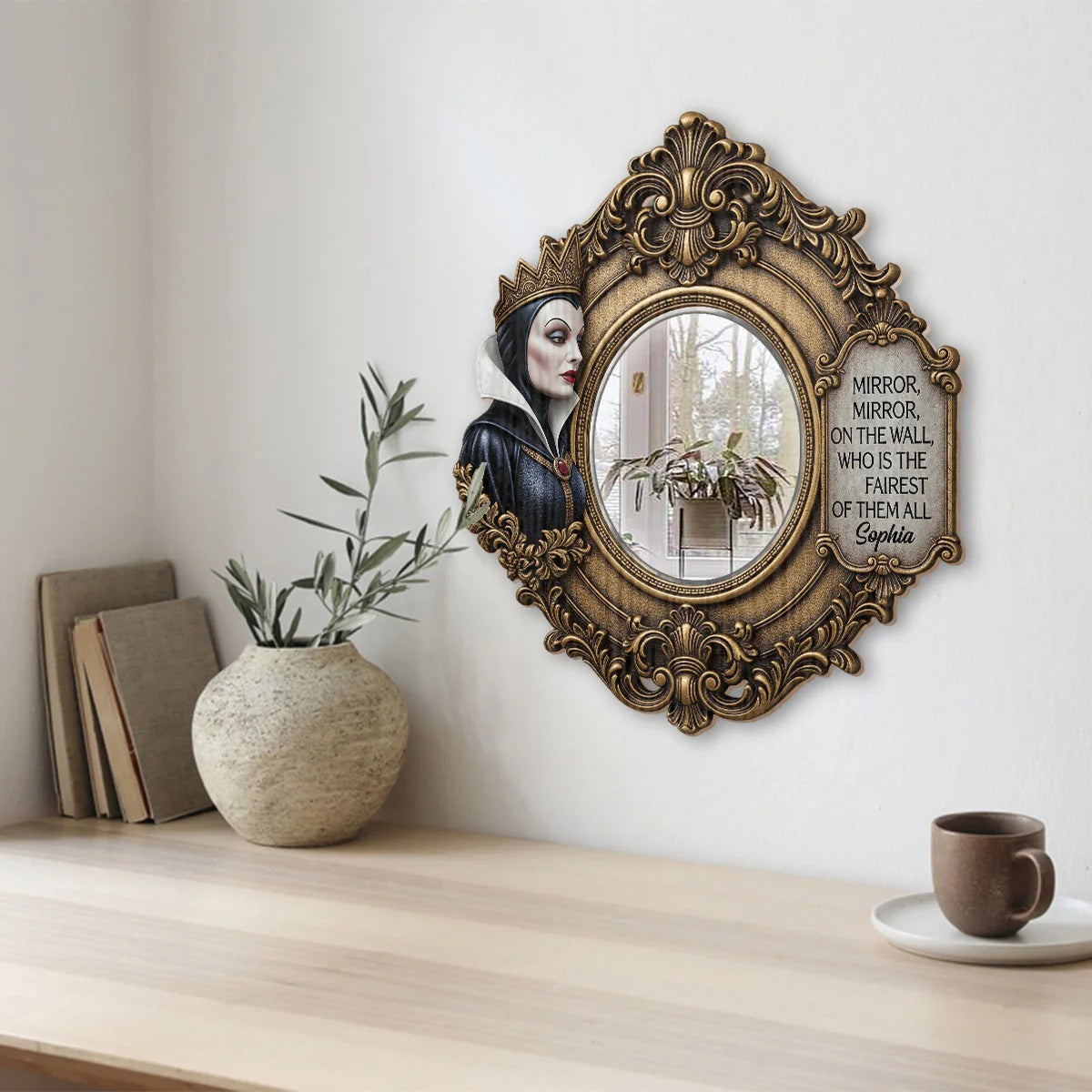 Mirror Mirror On The Wall - Personalized Princess Wall Hanging Mirror