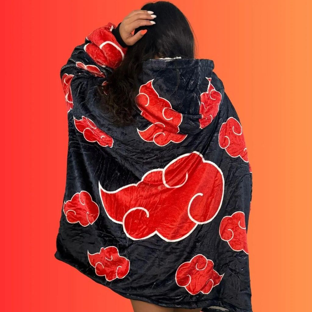 Red Cloud Clan - Personalized Anime Blanket Hoodie