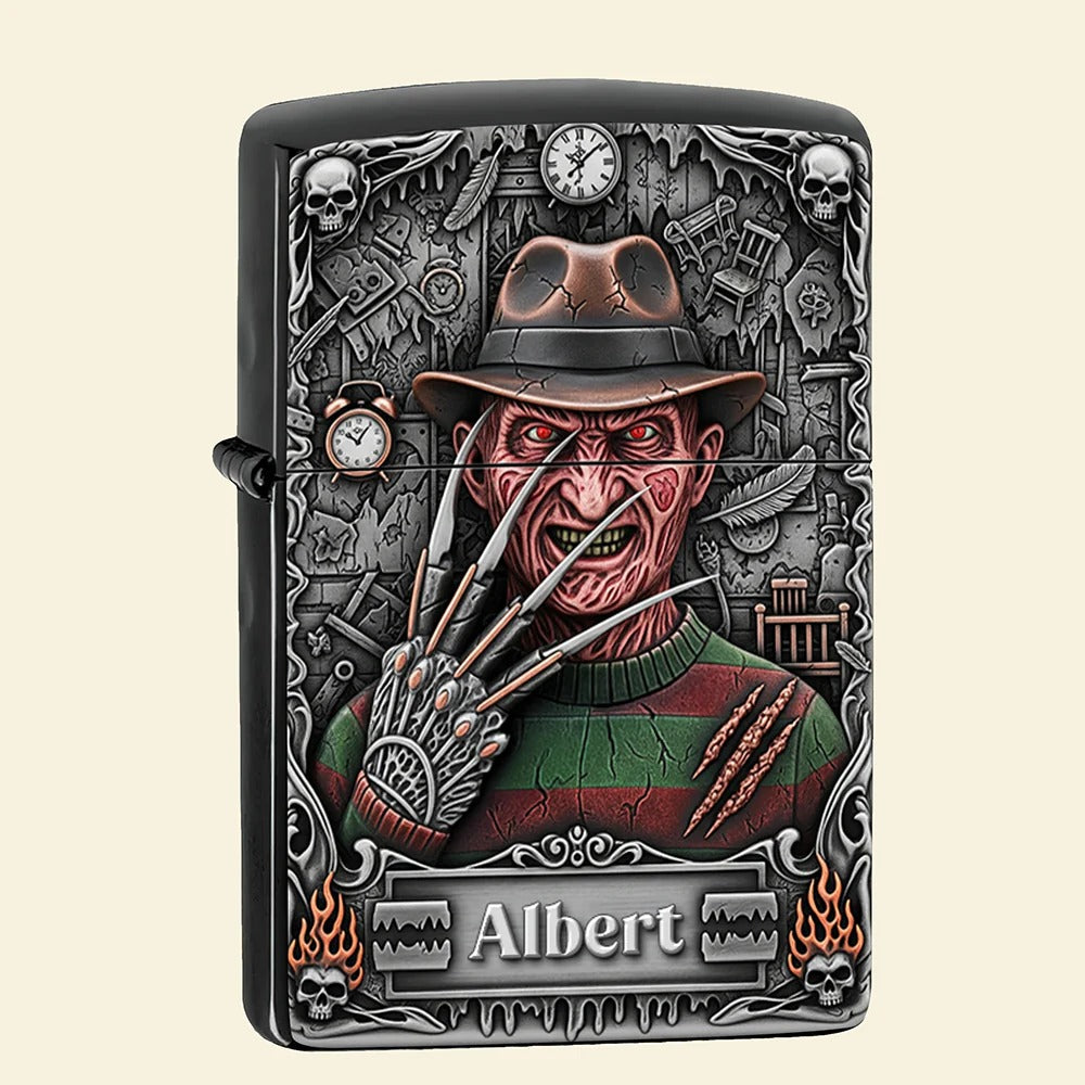 Creepy Movie Lighter - Personalized Gifts For Horror Movie Fans