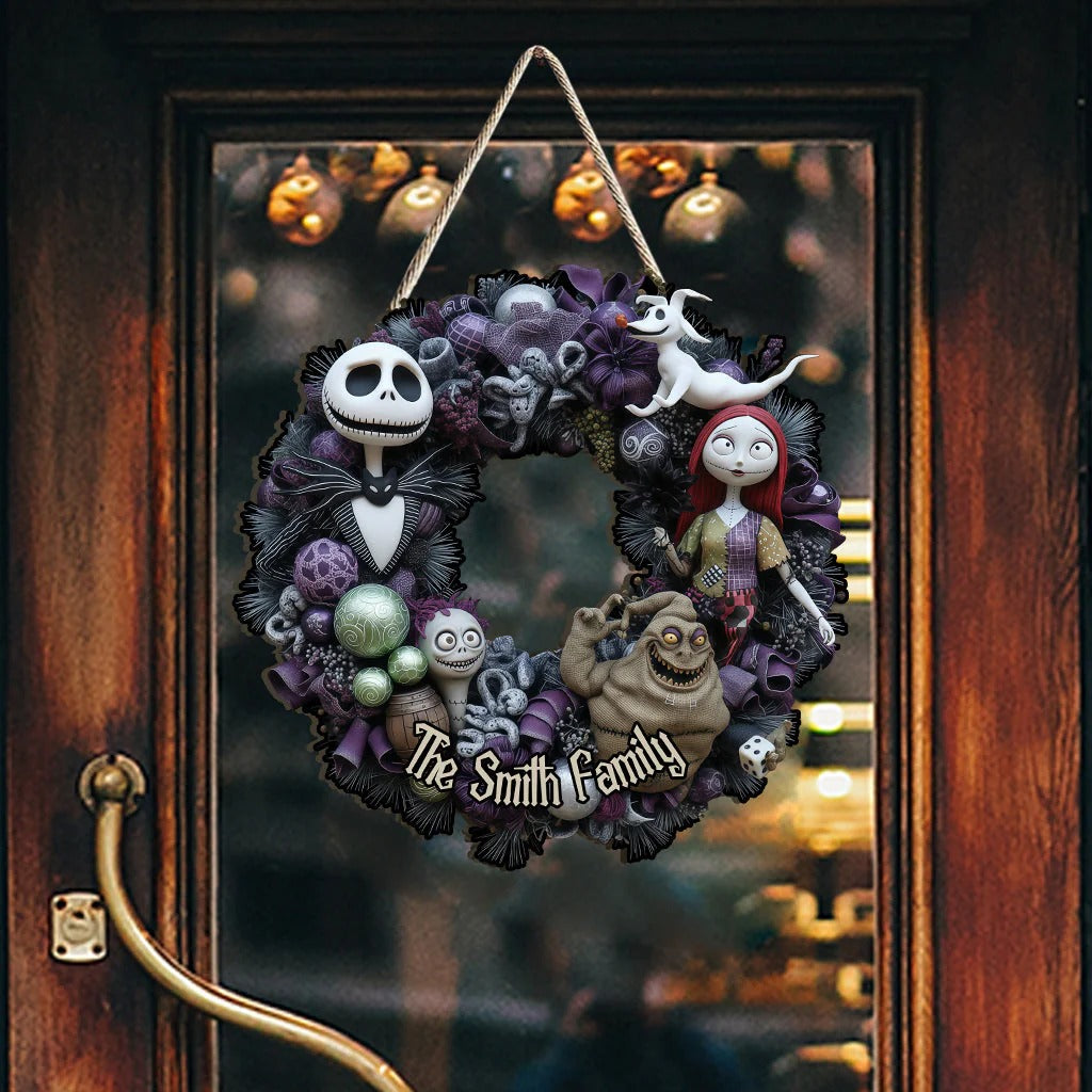 Christmas Nightmare - Personalized Nightmare Custom Shaped Sign