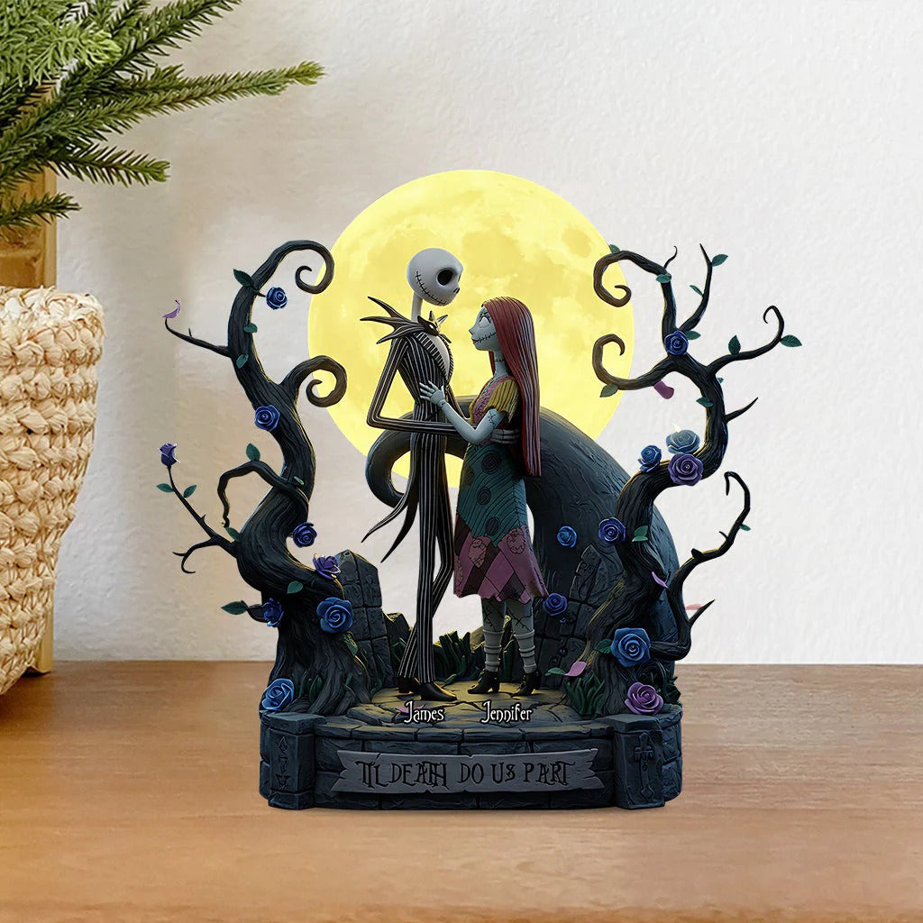 Til Death Do Us Part 3 - Personalized Nightmare Custom Shaped Acrylic Plaque