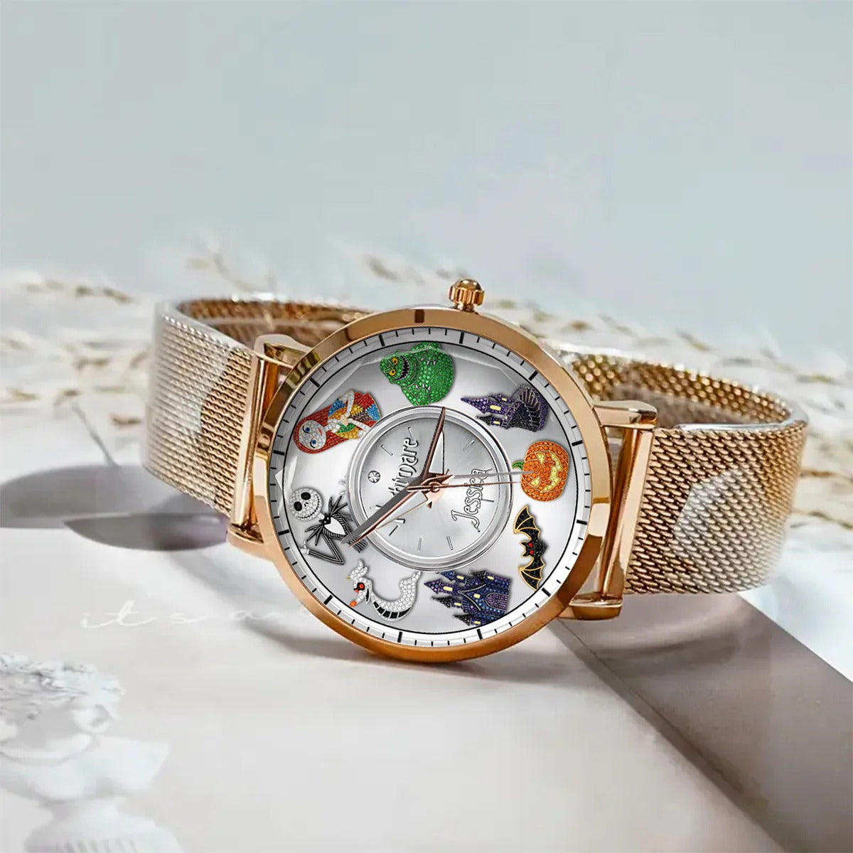 Nightmare Before Christmas - Personalized Nightmare Women Hand Watch