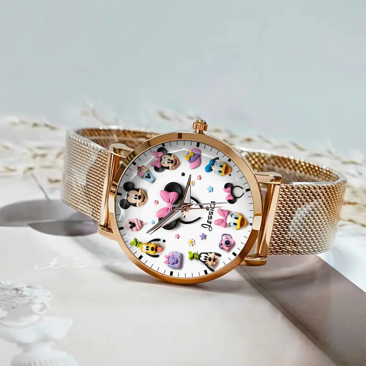Magical World - Personalized Mouse Women Hand Watch