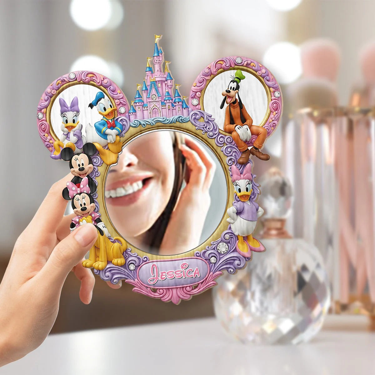 Magical Castle - Personalized Mouse Wall Hanging Mirror