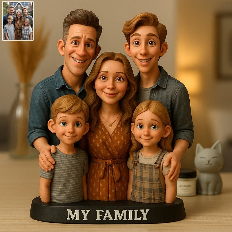 Custom Photo Pixar Cartoon Style Acrylic Plaque