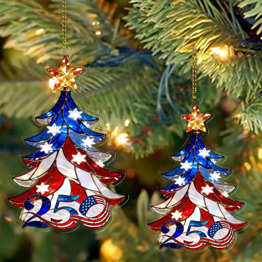 250th Anniversary – Personalized 1776–2026 Liberty Decoration Custom Shaped Acrylic Ornament