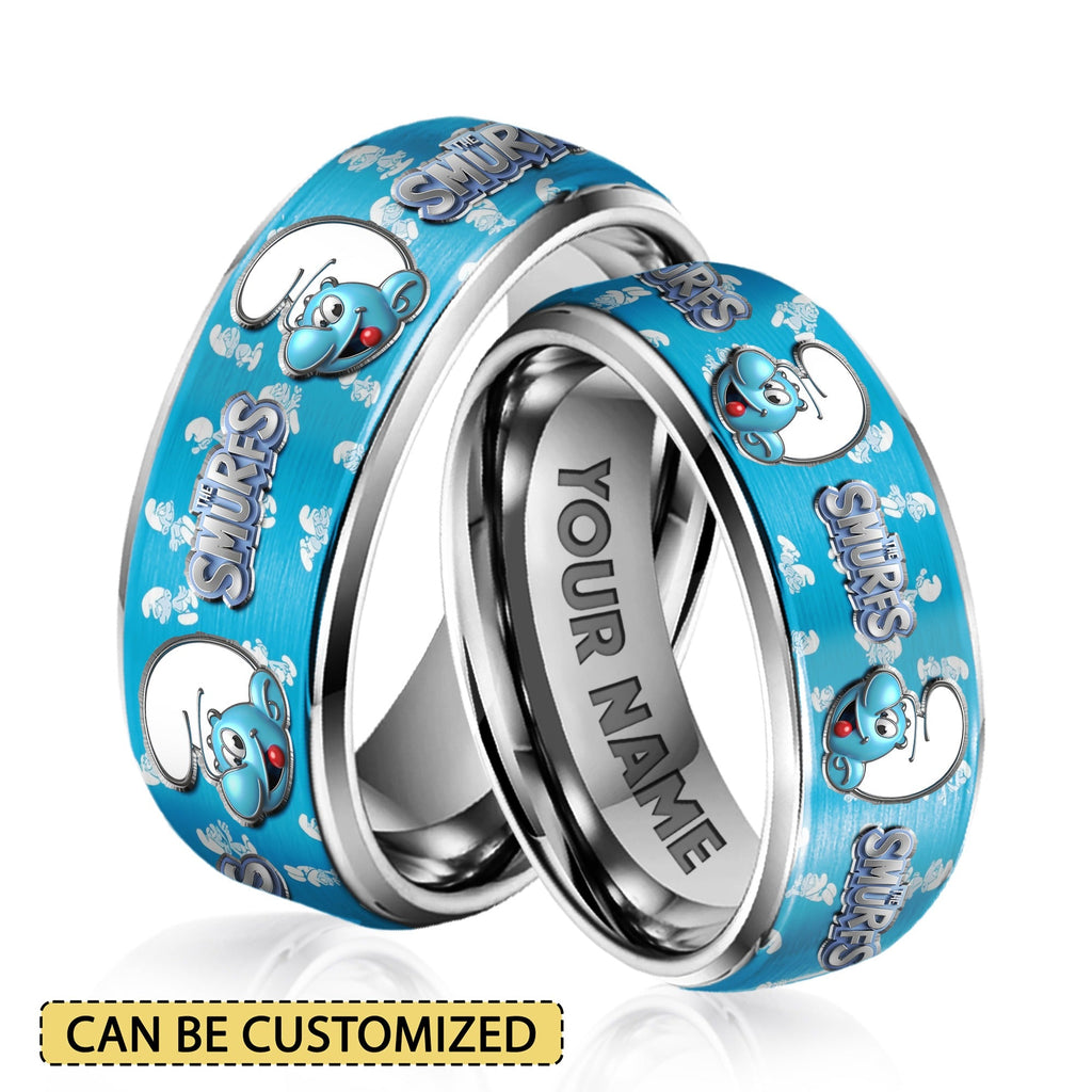Blue Fantasy Character – Alloy Ring for Fans