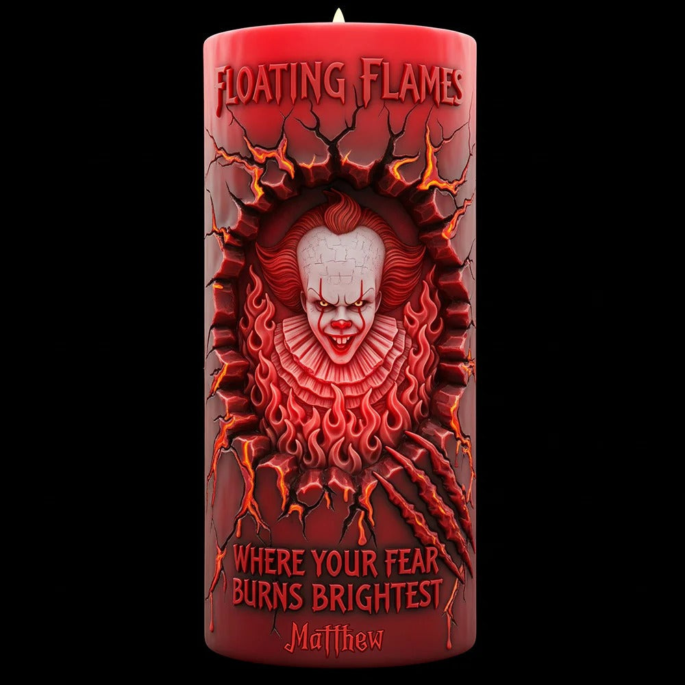 Branding From Classic Slashers LED Candle - Personalized Gifts For Horror Fans