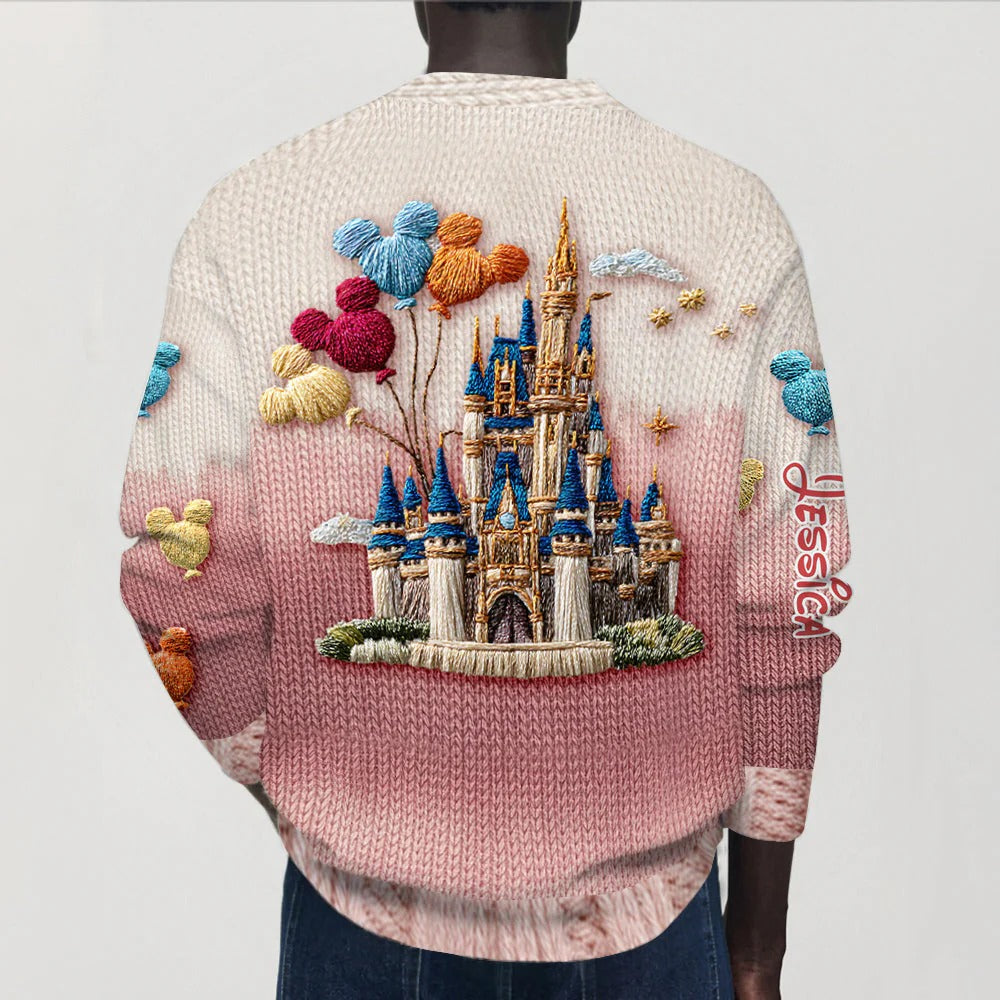 The Magic Castle - Personalized Mouse Cardigan Sweater