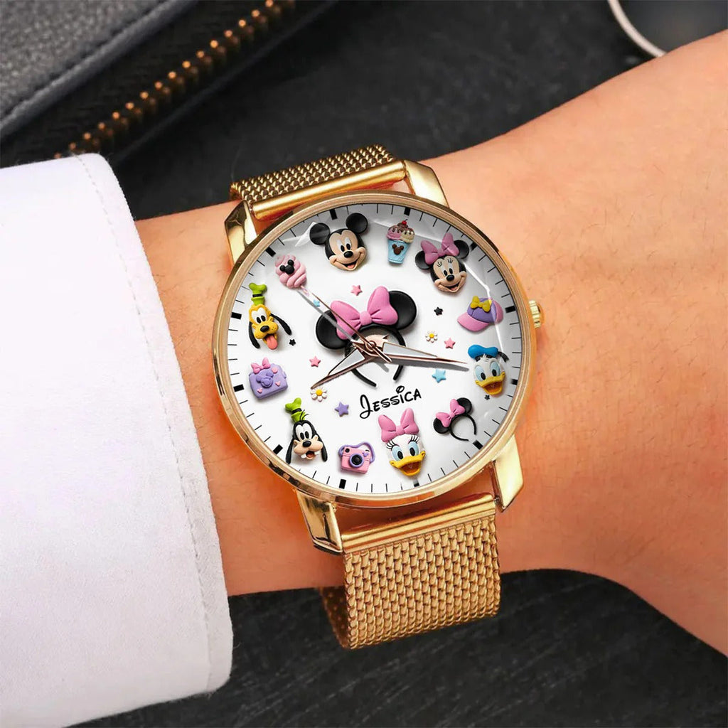 Magical World - Personalized Mouse Women Hand Watch