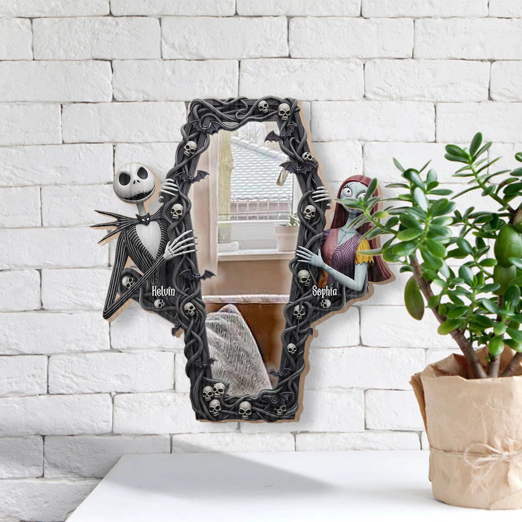 The Nightmare Couple - Personalized Nightmare Wall Hanging Mirror