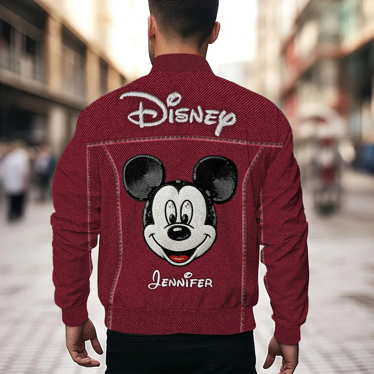 Dream Magic Custom Name - Personalized Mouse Bomber Jacket