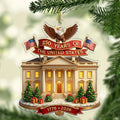 250 Years of America Acrylic Ornament, 250th Anniversary 1776–2026, Patriotic 4th of July Ornament