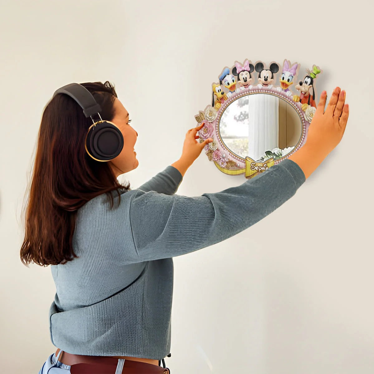 Magical Day - Personalized Mouse Wall Hanging Mirror