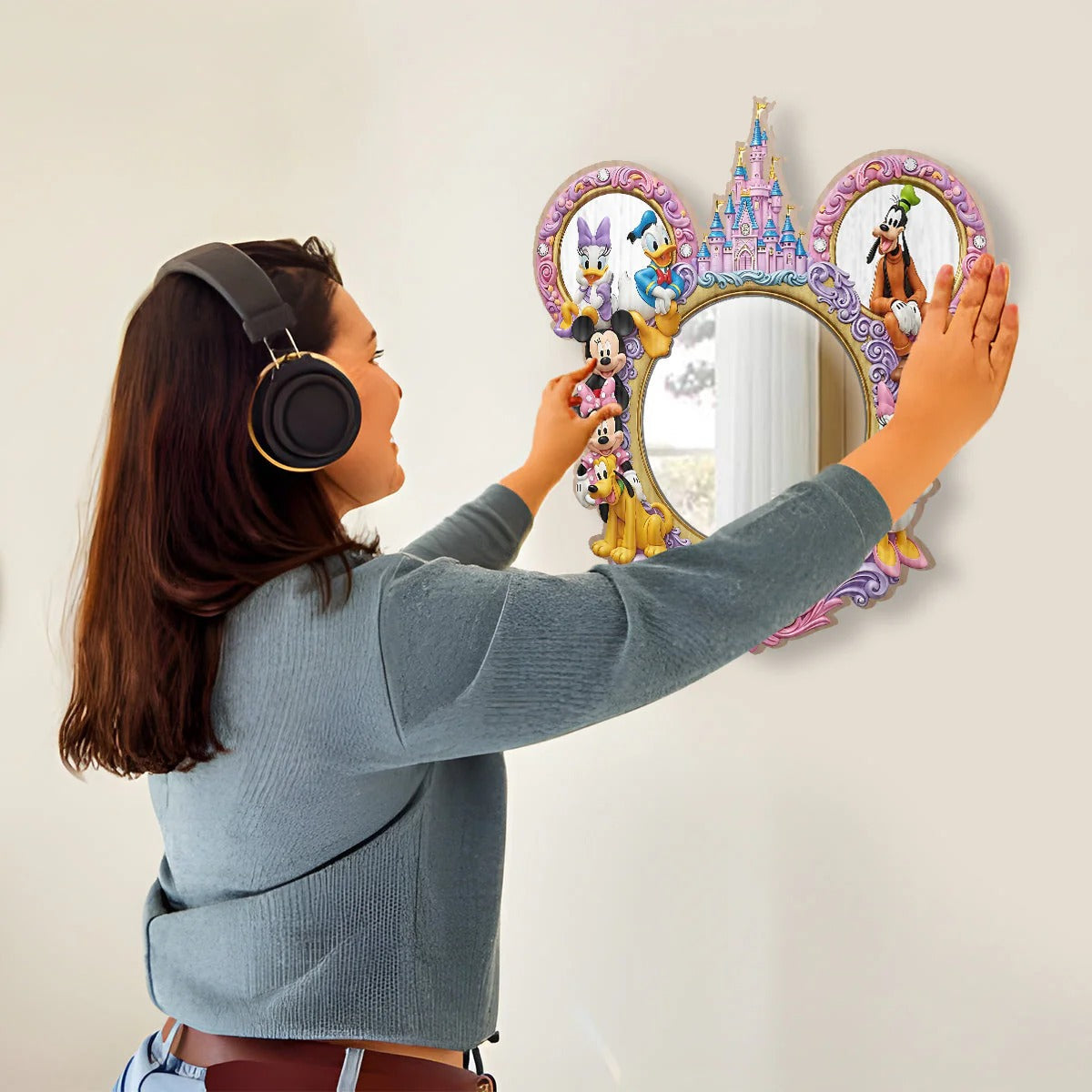 Magical Castle - Personalized Mouse Wall Hanging Mirror