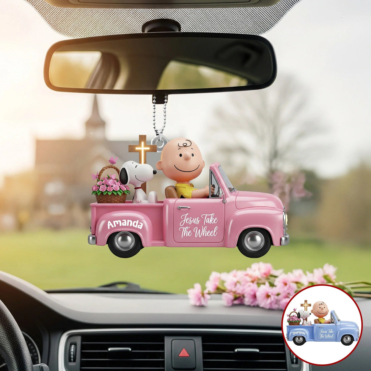 Christian Car Ornament - Personalized Gifts For Christian