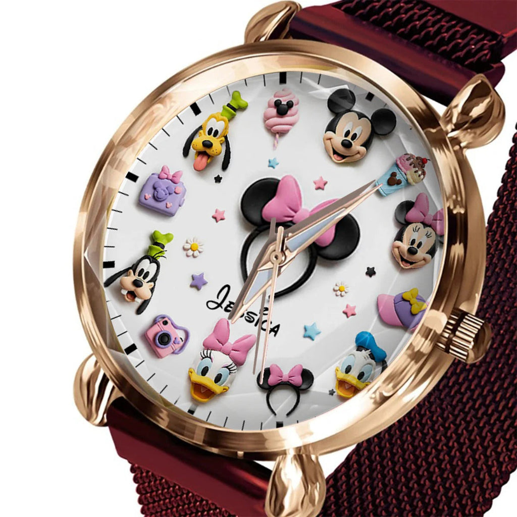 Magical World - Personalized Mouse Women Hand Watch